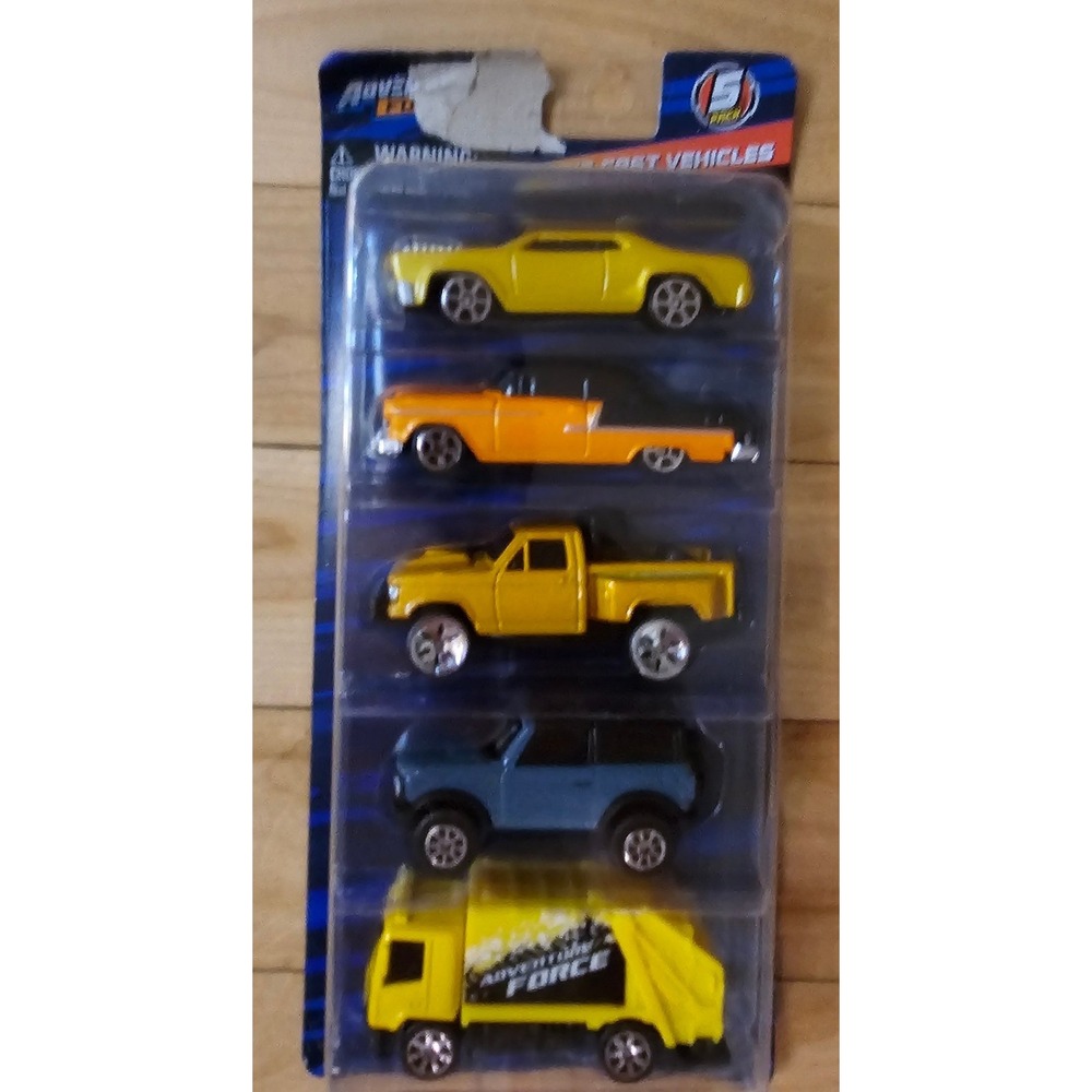 Adventure Force 5 Pack Die-Cast Vehicles Maisto Licensed Toy Cars Trucks Set New